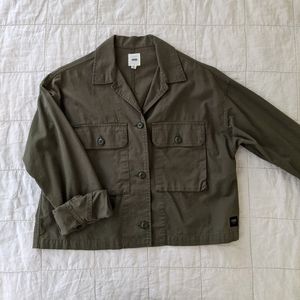 Vans Cropped Button Up Shirt